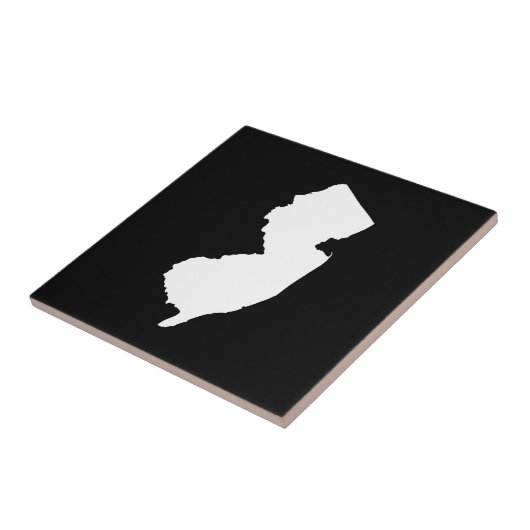 New Jersey in Weiß und Schwarz Fliese (Seite)