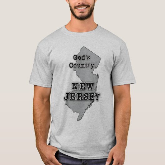 New-Jersey ist das LAND DES GOTTES T-Shirt (Vorderseite)