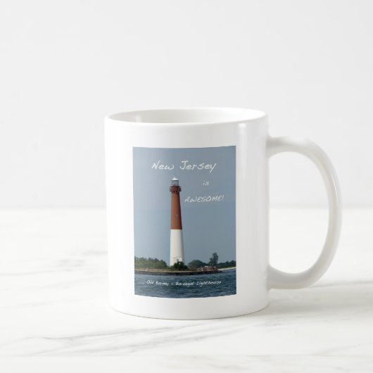 New Jersey ist Phantastisch - Barnegat Lighthouse Kaffeetasse (Rechts)