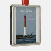 New Jersey ist Phantastisch - Barnegat Lighthouse Silbernes Ornament (Rechts)