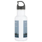 New Jersey ist Phantastisch - Barnegat Lighthouse Trinkflasche (Rückseite)