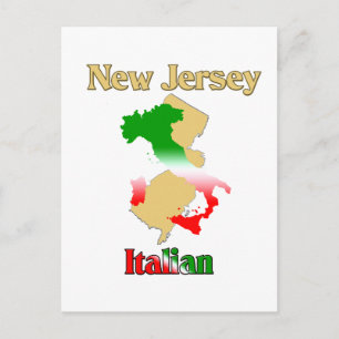 New Jersey Italian Postkarte