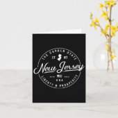New Jersey Karte (Gelbe Blume)
