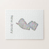 New-Jersey Karte Puzzle (Horizontal)