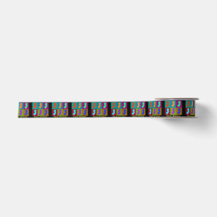 New-Jersey Karte Satinband