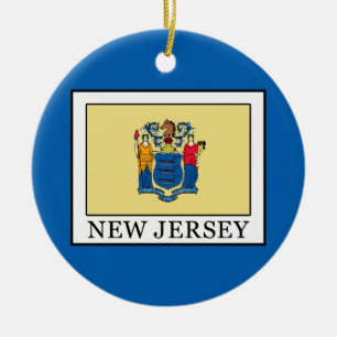 New Jersey Keramik Ornament