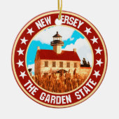New Jersey Keramik Ornament (Vorne)