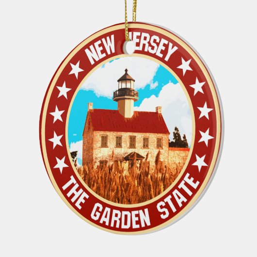 New Jersey Keramik Ornament (Links)