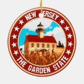 New Jersey Keramik Ornament (Hinten)