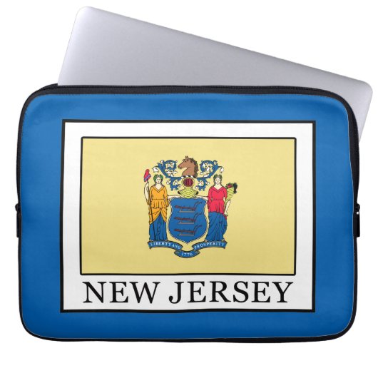 New Jersey Laptopschutzhülle (Vorderseite)