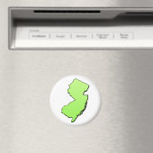 New Jersey Light Green Kontur Magnet (In Situ (Geschirrspüler))
