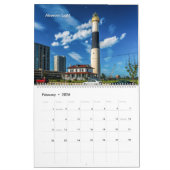 New Jersey Lighthouse Calendar Kalender (Feb 2026)