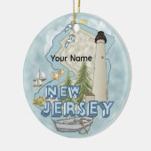 New Jersey Lighthouse Keramik Ornament (Links)