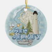 New Jersey Lighthouse Keramik Ornament (Vorne)