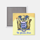 New Jersey Magnet (Vorderseite/Rückseite)