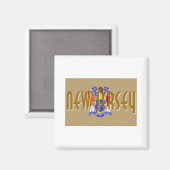 New Jersey Magnet (Vorderseite/Rückseite)