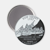 New Jersey Magnet (Vorderseite/Rückseite)