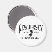 New Jersey Magnet (Vorderseite/Rückseite)