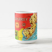 New Jersey Map of Beaches Kaffeetasse (Mittel)