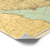 New Jersey Map Poster (Ecke)