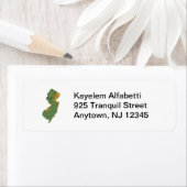 New Jersey Map Rücksendeadresse (Insitu)