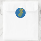 New Jersey Map Sticker (Tasche)