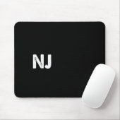 New Jersey Marathon Shirt, Run Nj Mousepad (Mit Mouse)
