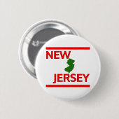 New Jersey mit Staat-Kontur Button (Vorne & Hinten)