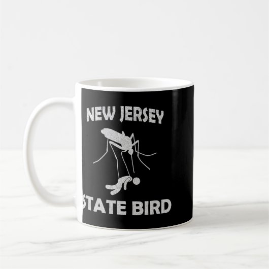 New Jersey Mosquito State Bird Funny Outdoors  Kaffeetasse (Links)