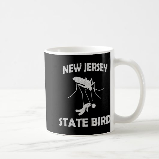 New Jersey Mosquito State Bird Funny Outdoors Kaffeetasse (Rechts)