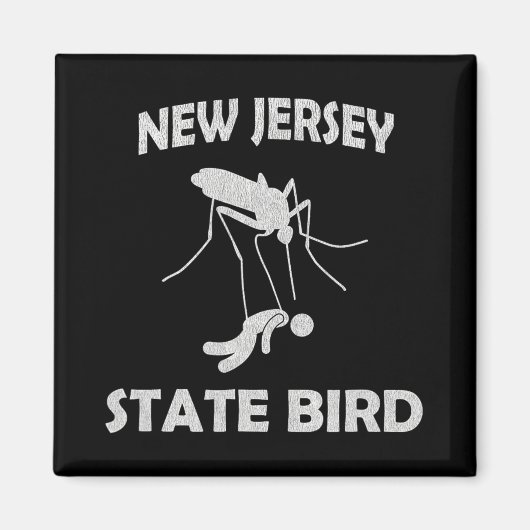 New Jersey Mosquito State Bird Funny Outdoors Magnet (Vorne)
