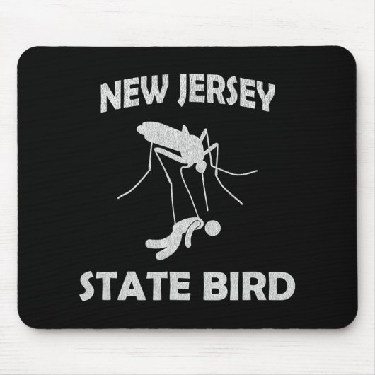 New Jersey Mosquito State Bird Funny Outdoors Mousepad (Vorne)