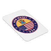 New Jersey, New Jersey-Aufkleber, Handy-Gehäuse, T Magnet (Rechte Seite)