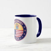 New Jersey, New Jersey-Aufkleber, Handy-Gehäuse, T Tasse (VorderseiteRechts)