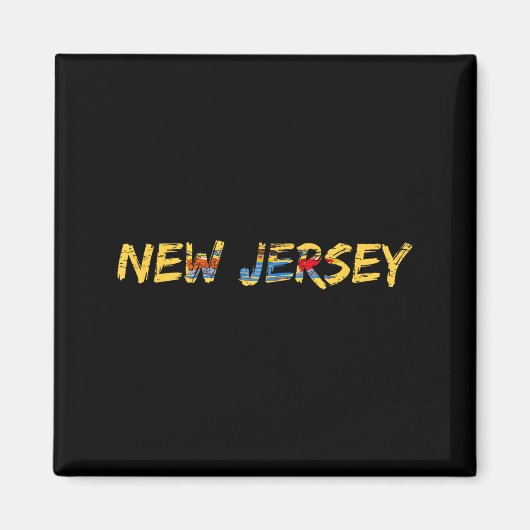 New Jersey, New Jersey Flag Magnet (Vorne)