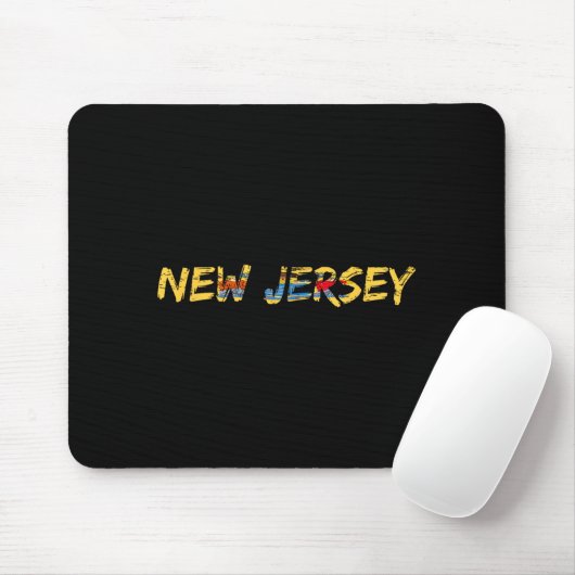 New Jersey, New Jersey Flag  Mousepad (Mit Mouse)
