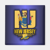 New Jersey (NJ) Magnet (Vorne)