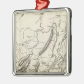 New Jersey Nord Silbernes Ornament (Links)