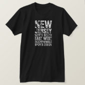 New Jersey North West Short Sleeve T - Shirt (Design vorne)