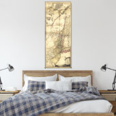 New Jersey Pennsylvania New York Map (1777) Leinwanddruck (Insitu (Schlafzimmer))