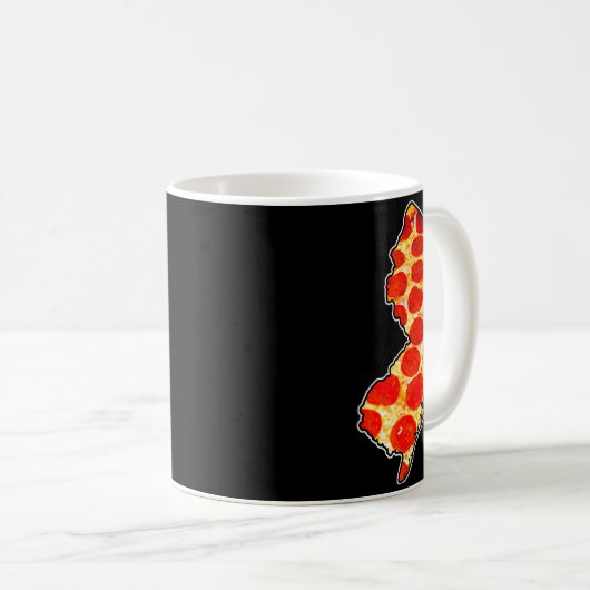 New Jersey Pepperoni Zza Kaffeetasse (VorderseiteRechts)