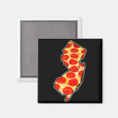 New Jersey Pepperoni Zza Magnet (Vorderseite/Rückseite)