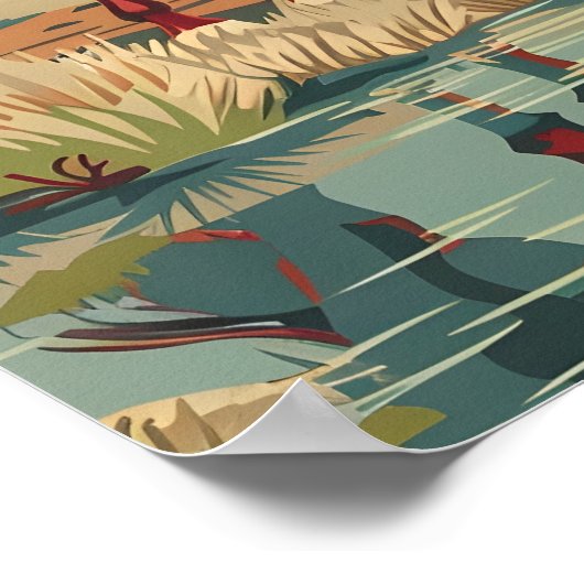 New Jersey Pferde Poster (Ecke)