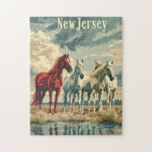 New Jersey Pferde Puzzle (Vertikal)