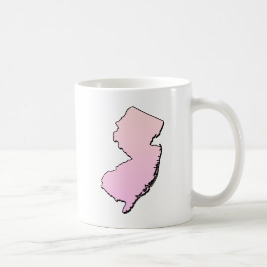 New Jersey Pink-Kontur Kaffeetasse (Rechts)
