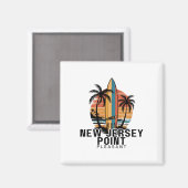 New Jersey Point Pleasant Surfen Surfer _1 Magnet (Vorderseite/Rückseite)