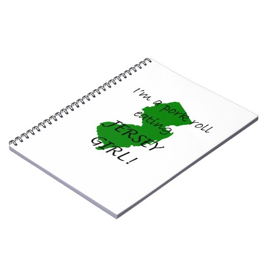 New Jersey Pork Roll Notebook Notizblock (Linke Seite)