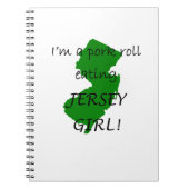 New Jersey Pork Roll Notebook Notizblock (Vorderseite)