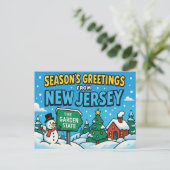 NEW JERSEY Postcard Postkarte (Stehend Vorderseite)