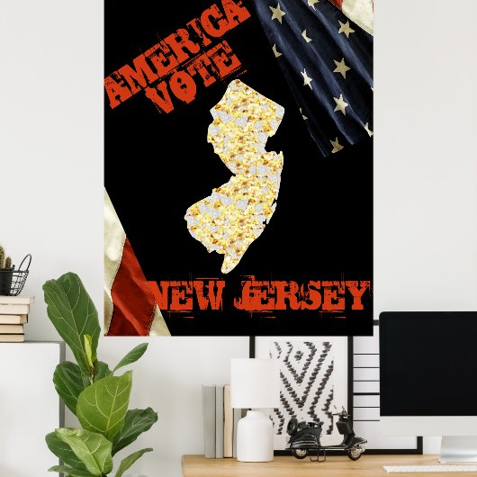 NEW JERSEY POSTER (Heimbüro)
